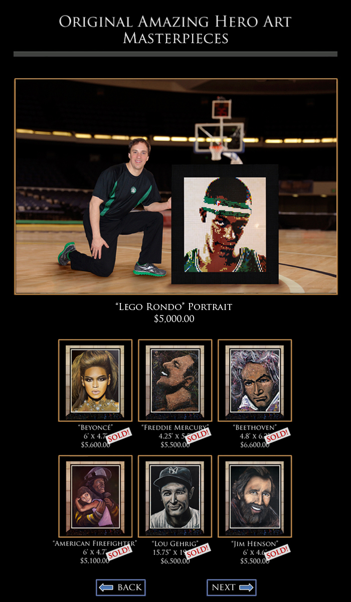 Amazing Hero Art Original Painting by Rob Surette